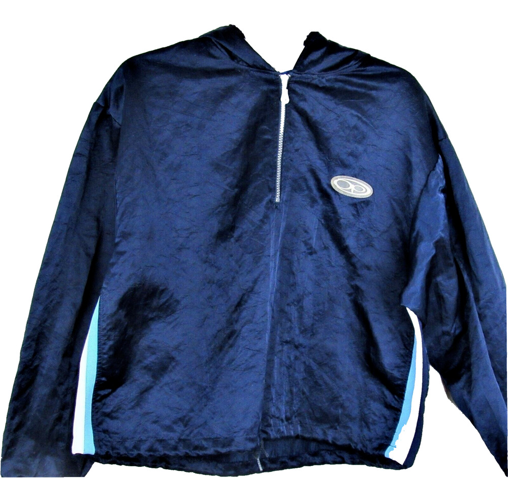 Ocean Pacific OP Vintage Windbreaker Jacket Nylon Made USA 80s 90s Size Large